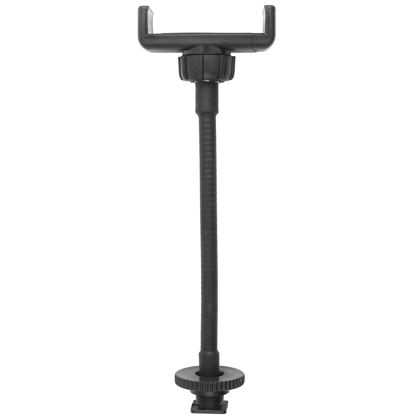 Phone Holder for Ring Light, Akozon Portable Hose Phone Clip Smartphone Live Broadcast Clamp Holder Ring Light Phone Stand Ring Light Phone Holder for Attachment Neewer Clip Tripod