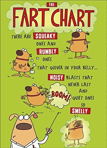 UK Greetings Birthday Card for Him/Friend - Funny Fart Design, bday funny farts, 127 mm x 178 mm (Pack of 1) - Image 4