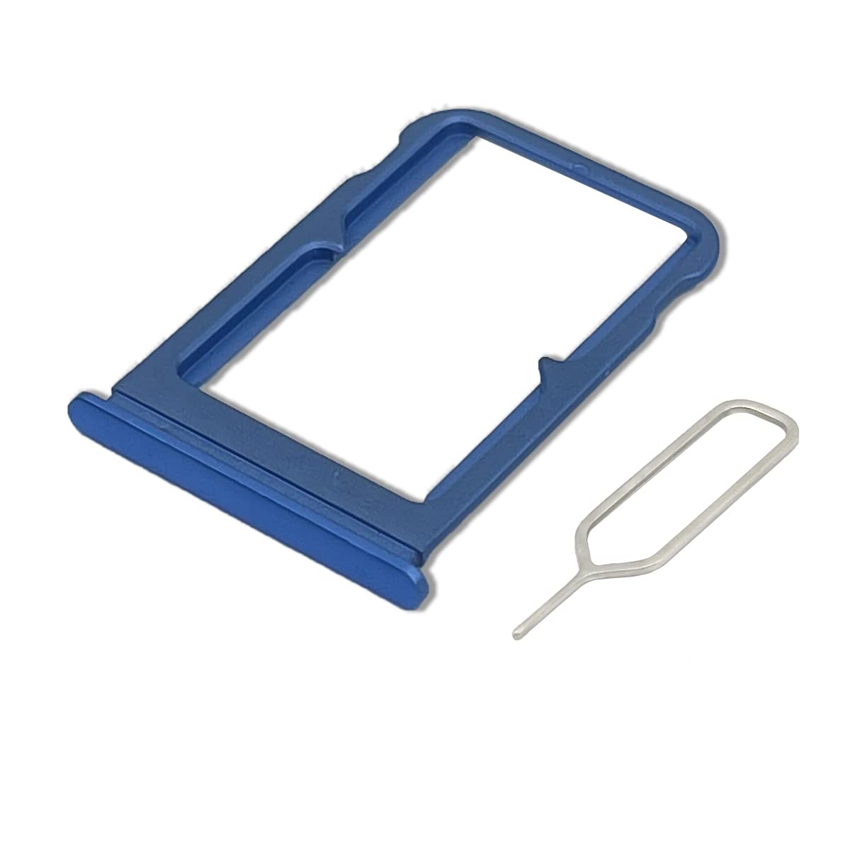 Eonpam Original DUAL SIM Card Slot Tray Holder Replacement for (Xiaomi Mi 9 SE) Incl SIM Pin (Blue)