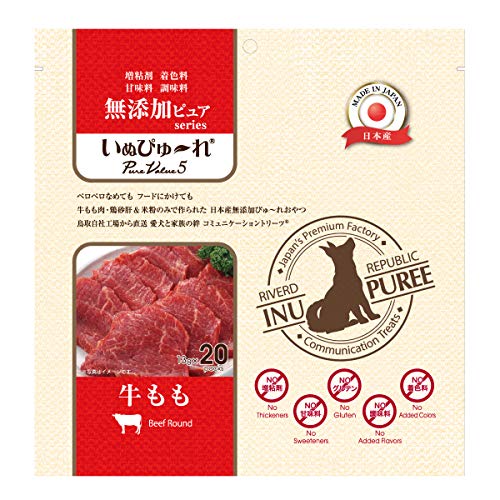 無添加ピュア 日本産 犬用おやつ いぬぴゅーれ PureValue5 牛もも 20本入商品画像