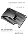 Slim Wallet, Gazigo Men Front Pocket Wallet RFID blocking Card Holder Money Clip (Slim Wallet Carbon Fiber)