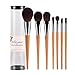 vela.yue Travel Makeup Brushes Set Professional Face Cheeks Eyes Lips Beauty Tools Kit with Case