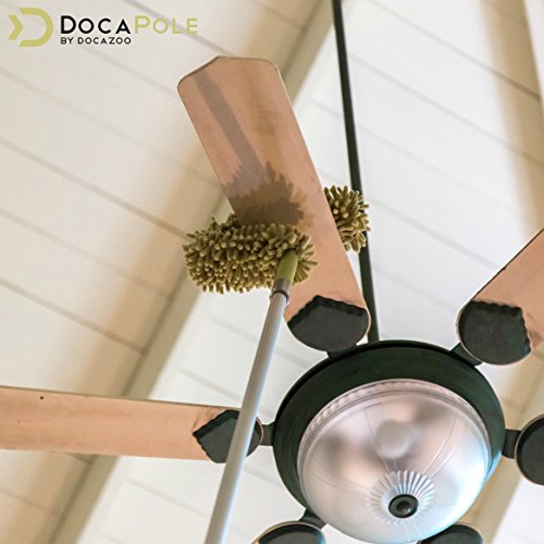 DOCAZOO DocaPole 3-Piece Dusting Kit: Includes Cobweb, Microfiber Feather, and Ceiling Fan Duster, Attachable to Any DocaPole (DocaPole Telescoping Extension Pole Not Included)