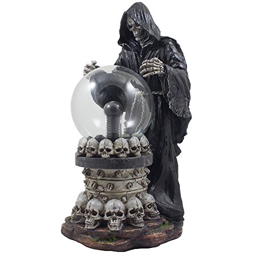 Grim Reaper Statue w/ Crystal Ball - Image 4