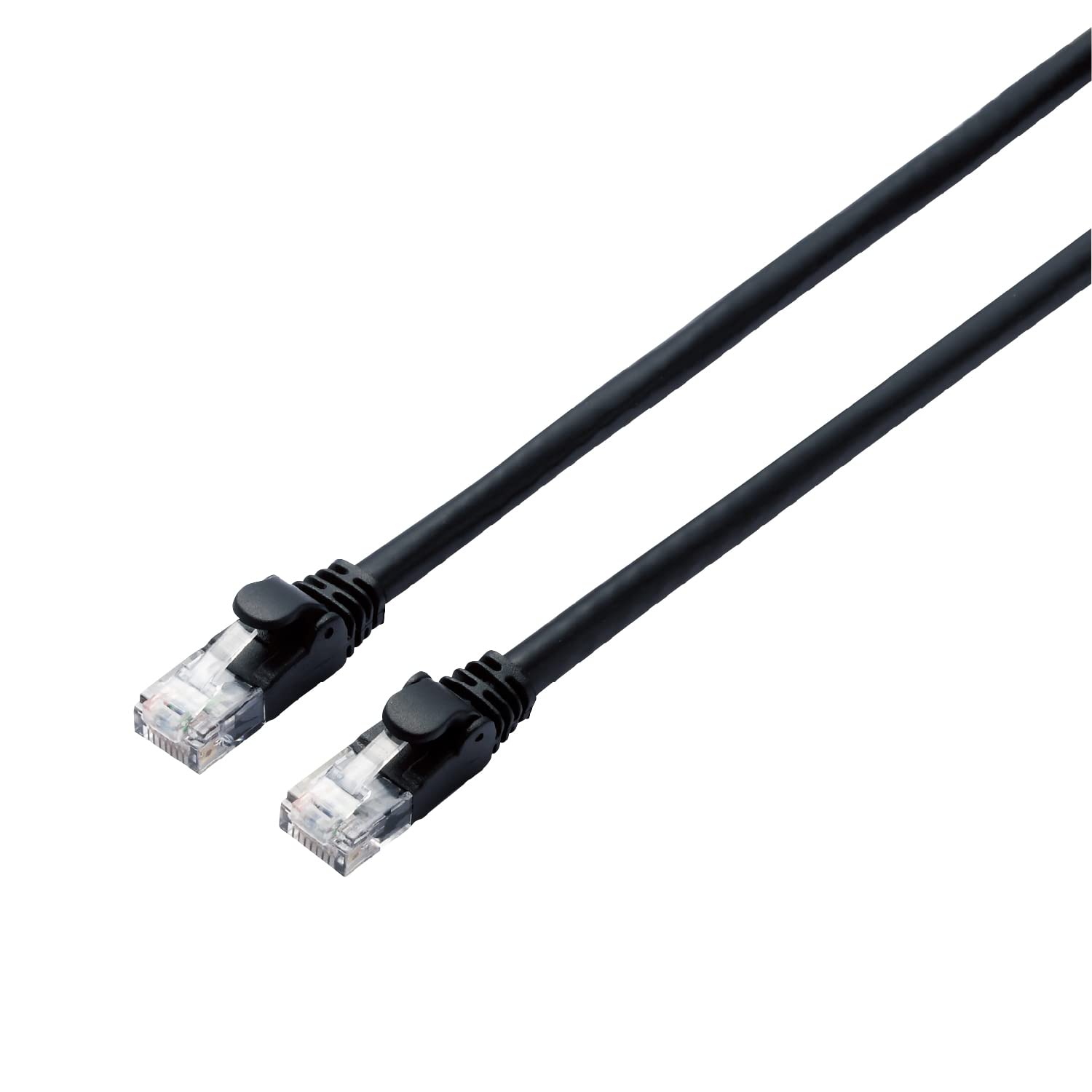 エレコム LANケーブル CAT6A 10m 爪折れ防止コネクタ スタンダード ブラック LD-GPA/BK10商品画像
