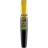 Nykaa Cosmetics Lash Talk Super Sizer Volumizing Mascara, 0.28 oz - Waterproof, Smudge-Proof, No Clumping - Wand Coats Lashes from Root to Tip, Vegan