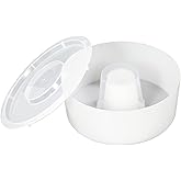 Duseu 1PC Round Rapid Bee Hive Feeder, Honey Bees Feeders Beekeeping Feeding Equipment