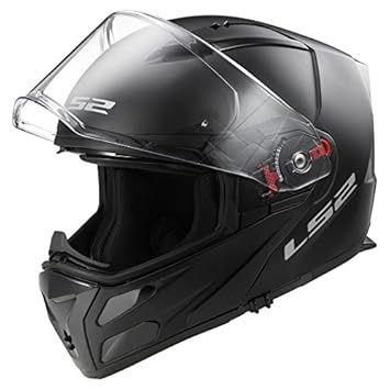 LS2 ff324 Metro con tapa frontal para casco de moto negro mate + Casco Care Kit