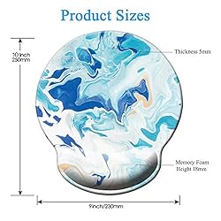 HEVITDA Ergonomic Mouse Pad with Wrist Rest Support