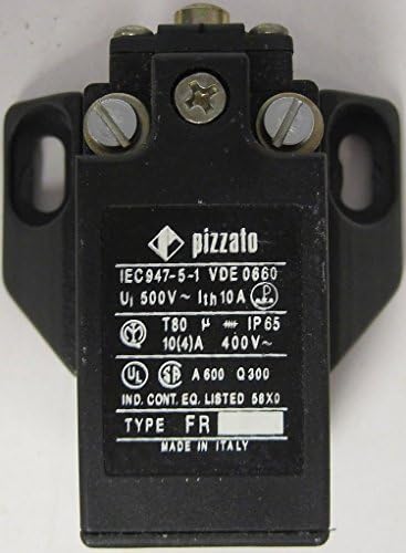 PizzatoFR 501 1 Conduit Entry, 1NO+1NC, -25-80 DEG C, FR Series, NO Cable Gland/Connector, PG13.5, Position Switch, Short Plunger, Silver Contacts, SNAP Action, TECHNOPOLYMER HOUSING, W/O Reset, ZI