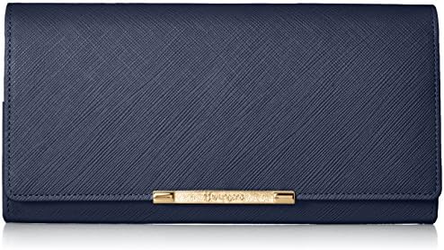 You By Ungaro UULW6AT1 Long Wallet, Aigar, Cowhide Leather, Embossed Logo Brooch, Inner Clasp, Coin Purse, Double Button Type