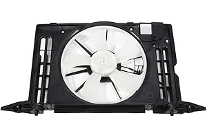 SCITOO Radiator Cooling Fan Compatible with 2009-2010 for Pontiac Vibe 2009-2013 for Toyota Corolla 2009-2014 for Toyota Matrix