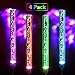 TRODEEM Solar Lights Outdoor [4 Pack, RGB 7-Color Changing] Solar Powered Decorative Garden Stakes Waterproof Acrylic LED Bubble Lighting for Garden Patio Backyard Pathway Pool Lawn Decor