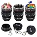 Fotodiox LenZcup EF Shotglass Set - Set of Three Camera Lens Mug Shot Glass Key chains, Mini Replica of Canon EF 24-105mm f/4L IS USM Lens (1:4), 1.5oz Stainless Steel Interior