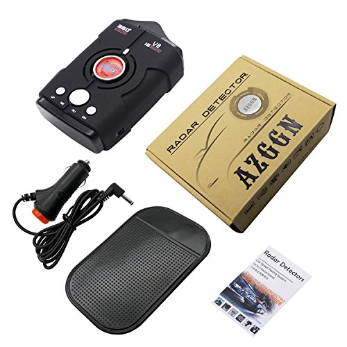 Radar Detector, Voice Alert and Car Speed Alarm System with 360 Degree Detection, City/Highway Mode Radar Detectors for Cars