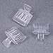VORCOOL 5pcs Beekeeping Queen Bee Cage Catcher Clips - Transparent Plastic