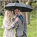 Umbrella - K-POP Black Auto Open/Close Umbrellas - The Best Windproof Travel Umbrella