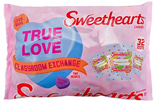 Sweethearts Conversation Hearts Classroom Exchange, 32 Individual Packs