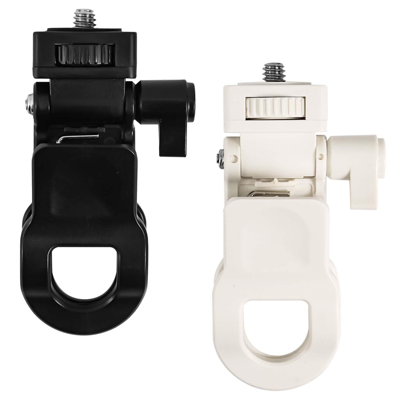 PEUTIER 2pcs Selfie Light Clip, Anti-Slip for Monitor Mount with 1/4 Universal Screw Multiple-Use Camera Clamp Phone Light Holder Attachment for Laptop Tripod Live Stream