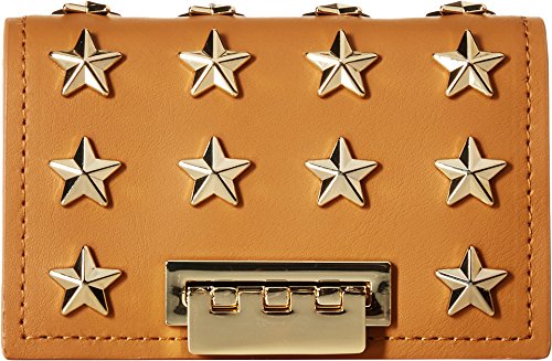 ZAC Zac Posen Women's Earthette Card Case with Chain - Star Stud Tobac One Size