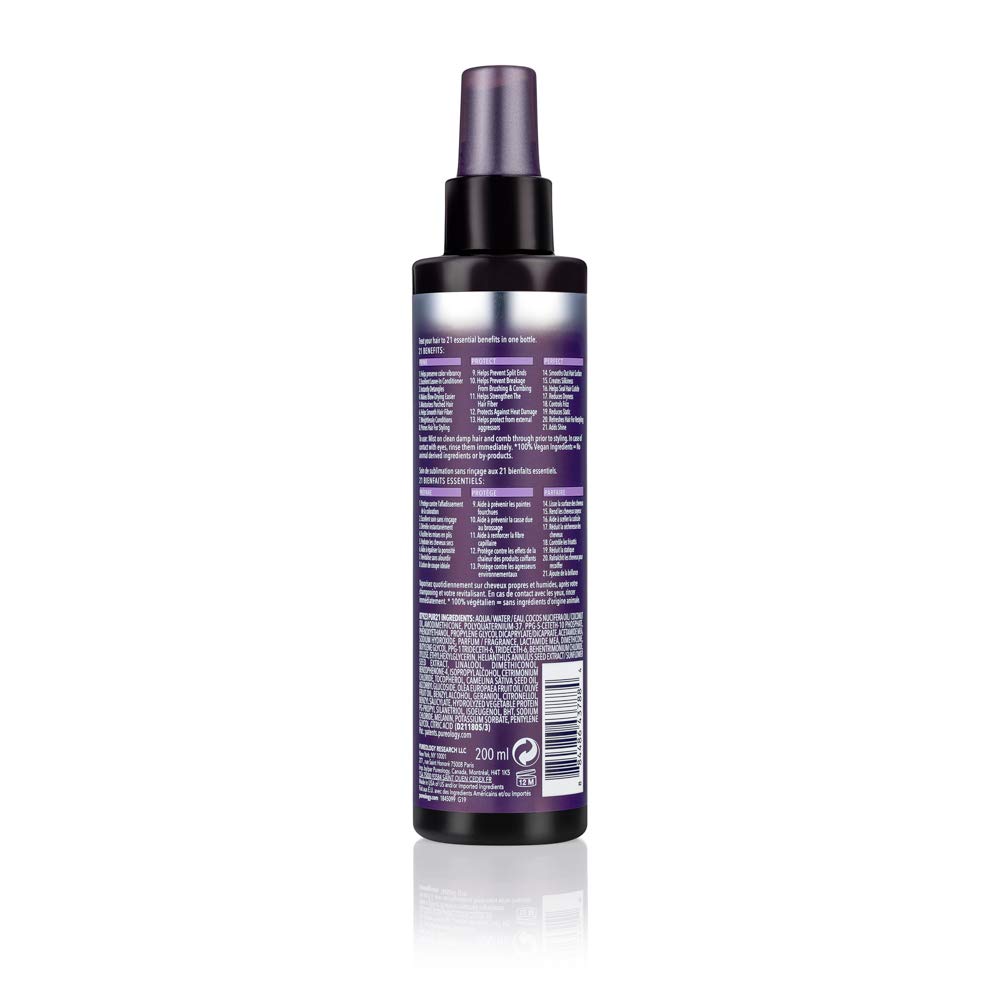 Pureology Colour Fanatic Leave-in Conditioner Hair Treatment Detangling Spray, 6.7 Ounces: Premium Beauty