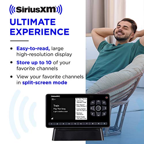 SiriusXM SXEZR1H1 Onyx EZR Satellite Radio with Home Kit Hear