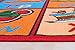 HR 8X11 KIDS ABC FRUITS NON SLIP AREA RUG (7FT.4IN X 10FT.4IN) PLEASE CHECK ALL THE PICTURES.