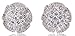 Fashion jewelry trendy statement encrusted rhinestone earrings for women