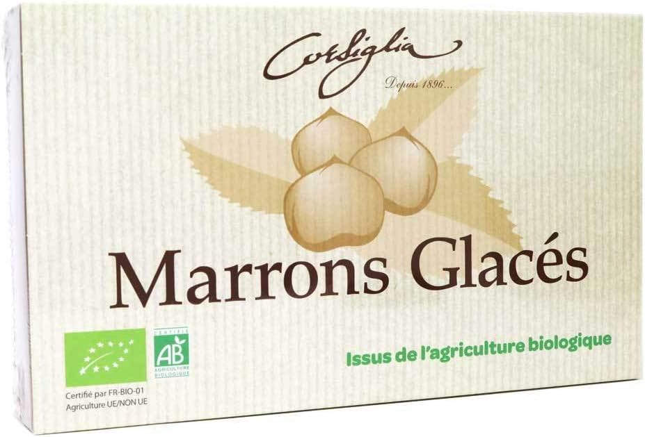 Corsiglia - Organic Artisan Candied Chestnut (Marrons Glaces), 8 pc 160g