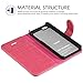 iPhone SE Case, iPhone 5s Case, TUCCH Wallet Cases for iPhone SE/iPhone 5s / iPhone 5, Flip Leather Slim Folio Book Cover with Credit Card Slots, Cash Clip, Stand Holder, Magnetic Closure, Hot Pink