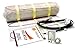Electric Floor Heating System for Tile 35 sqft 120V 3.5Amps 420Watts-Heated Flooring System for Bathroom Floor Heating Kit Underfloor Comfort Heat 7Day/4Event Programmable GFCI Thermostat by Heatwave