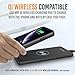 Alpatronix iPhone XR Battery Case, 5000mAh Slim Portable Protective Extended Charger Cover with Qi Wireless Charging Compatible with iPhone XR (6.1 inch) BXXr - (Black)