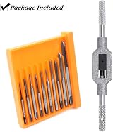 Saipor HSS Mini Metric Thread Tap Set M1-M3.5 With Adjustable Tap Wrench view 7