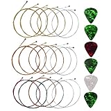 Yookat Acoustic Guitar Strings with 6 Picks, 3 Sets