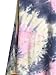 Romwe Women's Short Sleeve Summer Casual Tie Dye T-Shirt Dress Multicolor S