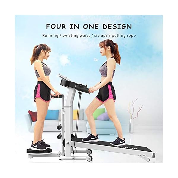 ROYWY-Compact-Electric-Treadmill-Folding-Running-Walking-MachineLED-Screen-with-3-Programs-Max-Speed-6kmhFolds-Away-Home-Office-Use ROYWY Compact Electric Treadmill Folding Running Walking Machine,LED Screen with 3 Programs Max Speed 6km/h,Folds Away…
