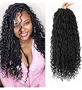 Goddess Locs Crochet Hair Faux Locs Crochet Hair For Black Women Goddess Faux Locs Crochet Braids...