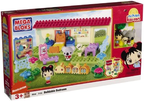Mega Bloks Ni Hao Kai-Lan Buildable Bedroom Large Playset.