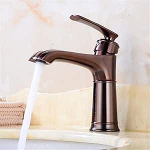 Grifo Cromado De Una Sola Palanca Grifo De Tocador De Baño De Latón