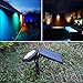 BOHON Solar Lights Outdoor - Ultra Bright, Waterproof, 9 LEDs Multi Color Spot Light with Auto On/Off, Solar Garden Light for Landscape Lighting Yard Patio Pathway (Changing & Fixed Color)
