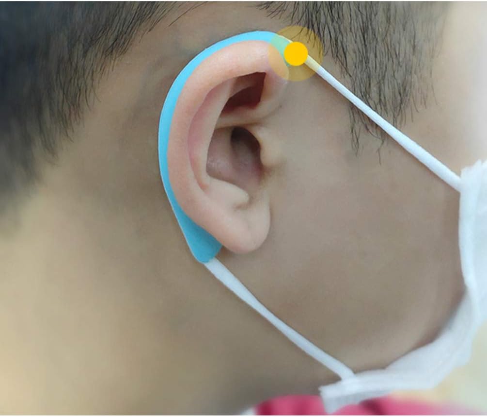 Artibetter 3 works Mouth Mask Ear Loops Ear Back Grips Silicone Hook Earbud Ear Protective Cover for Wearing Face Mask - Image 3