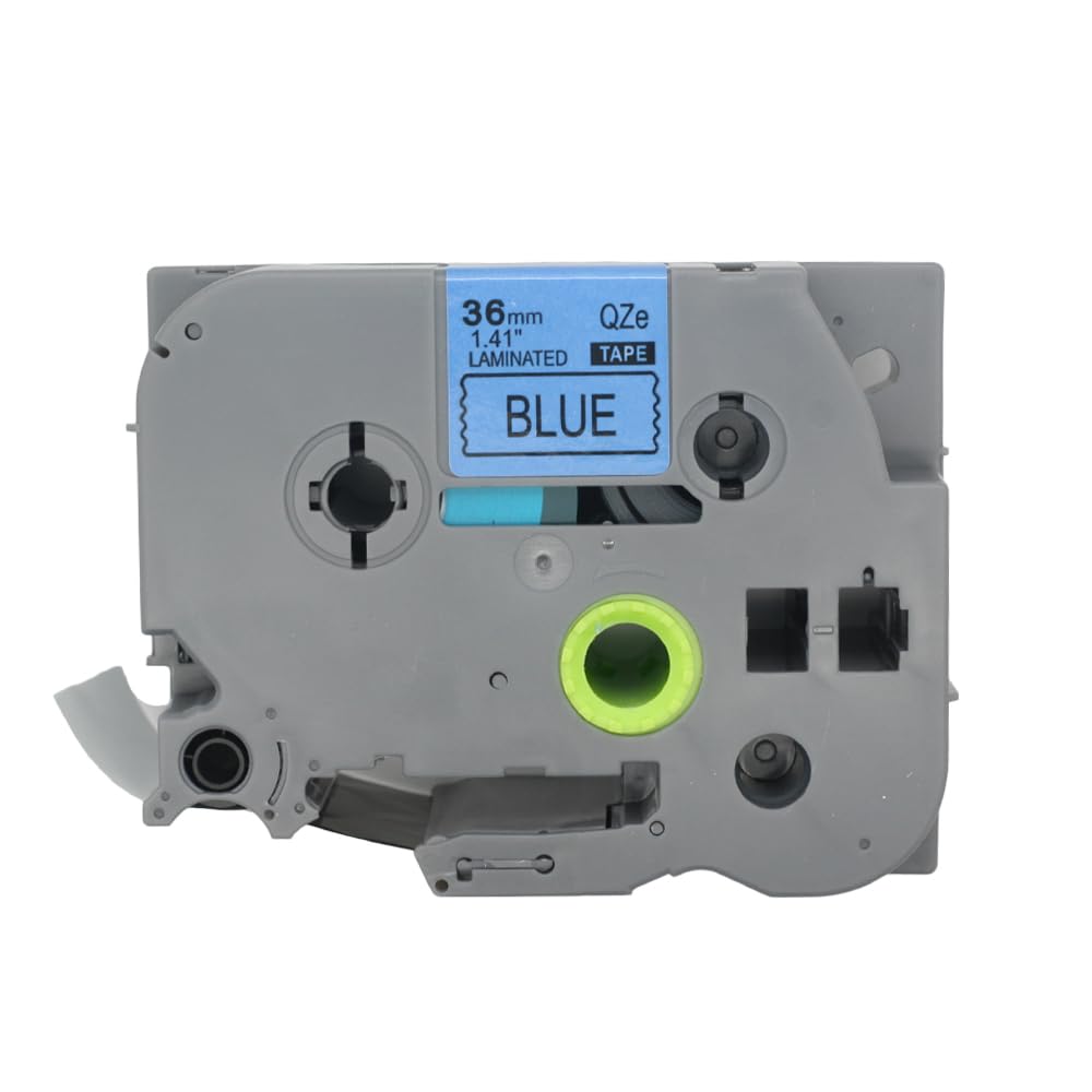 BROVACS 1 Pack Black on Blue Laminated Label Tape Compatible for Brother P-Touch Label Printer TZ 561 TZe 561 36mm 1 1/2" OPA4561