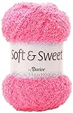 Darice 130-Yard Weaving Yarn, 3.5-Ounce, Soft and Sweet Bright Pink