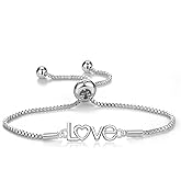 TOWAMOE Love Knot Friendship Bracelet for Women, Best Friend Bracelet Jewelry Gifts for Women Bff Sister Bestie