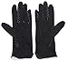 Summer Women Dots Sun Uv Protection Outdoor Cotton Driving Gloves,Black
