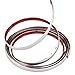 SODIAL(R) 3m Silver Car Grille Exterior Chrome Styling Decoration Moulding Trim Strip 12mm