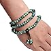CAT EYE JEWELS 108 Mala Beads Buddhist Tibetan Prayer Beads Necklace Bracelet Ocean Green Blue