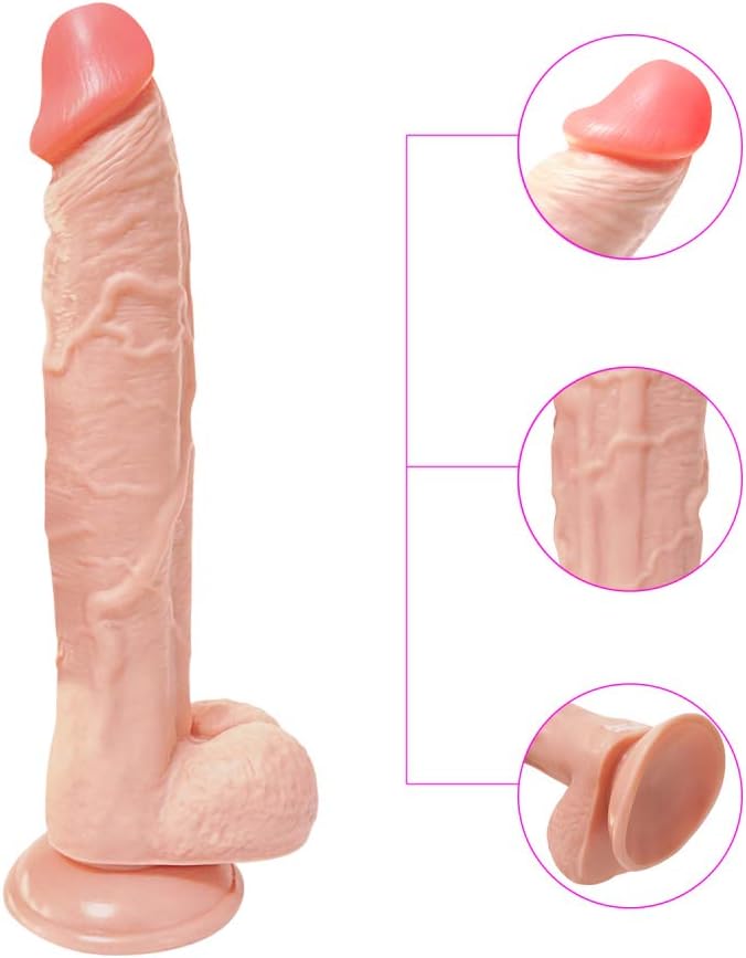 WARES Vibrant Simulation Large and Long Unexpected Stick Materials - 11 in -GFEFOBP-E