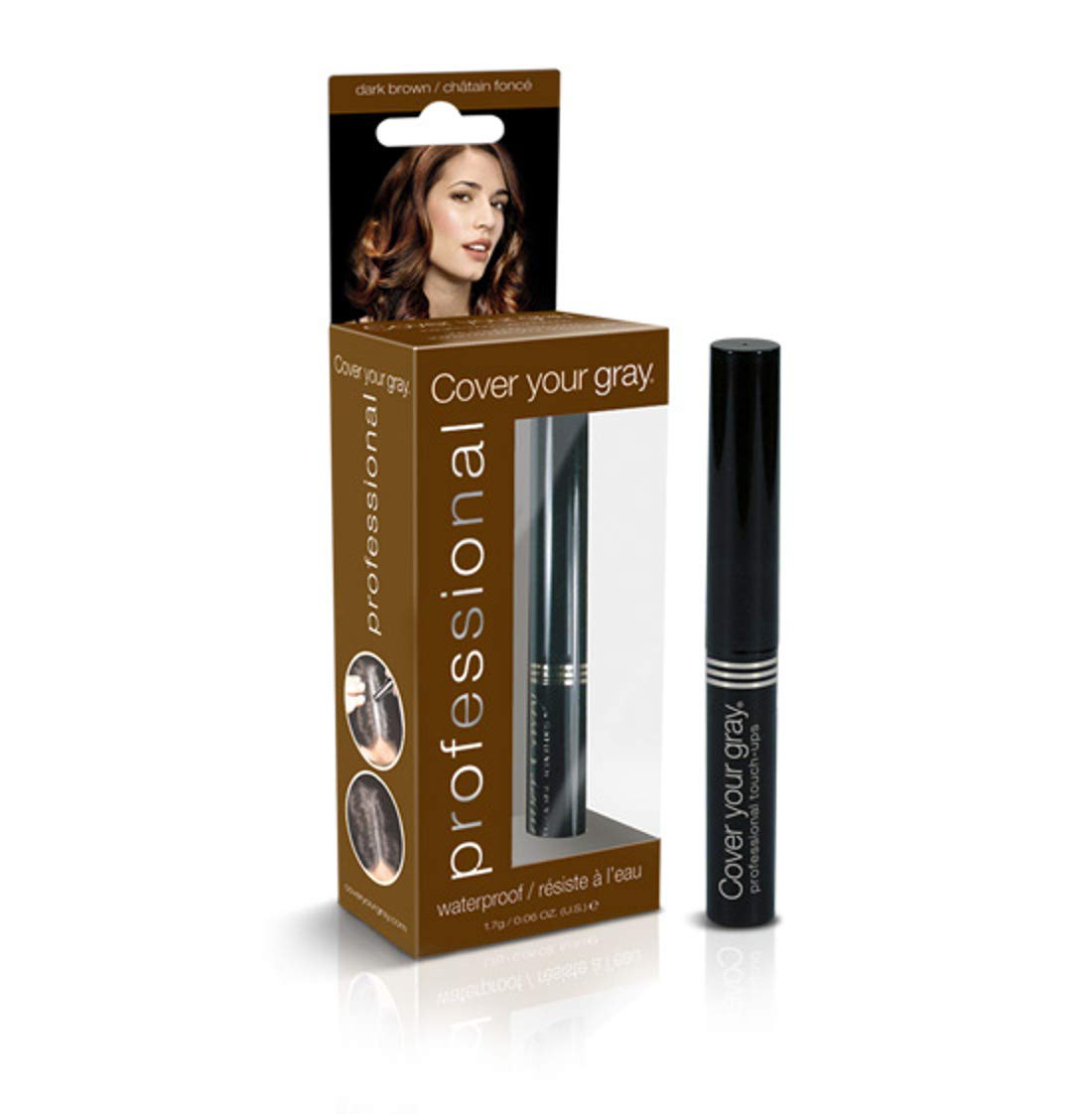 Cover Your Grey Professional Waterproof Touch Up Stick Dark Brown