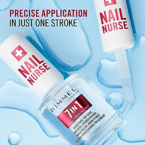 , Nail Care Base & Top coat 7 in 1, Rinforza, Leviga e Protegge il Colore, Formula Vegana ad Asciugatura Rapida, 12ml